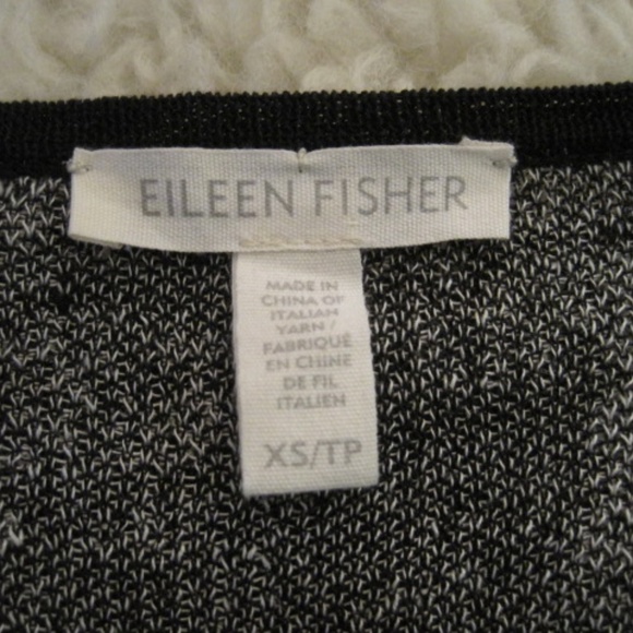 Eileen Fisher Open Front Knit Cardigan - Picture 4 of 8